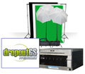GreenScreen Studio Set Up Kit w/DS40 Printer, DropOutGS Software &amp; GreenScreen-Photo Studio Kit DS40SmallStudioKit