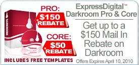 ExpressDigital Darkroom $150 Rebate