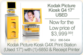 KodakG4 Photo Kiosk 17 Used