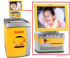 KODAK Picture Kiosk G4XE Print Station 24inch w- Photo Printers 68XX and 88XX - 120V incl G4 OS, Print Scanner 1524933 152-4933