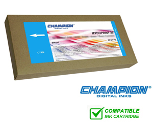 Champion Mydoprint 50 Inkjet Cartridge for Fuji DL410, 430 & 450 - Cyan 500ml 50-CY-P2
