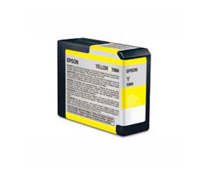 Epson UltraChrome K3 Ink Cartridge Yellow - Epson 3800 / 3880 80ml cartridge T580400