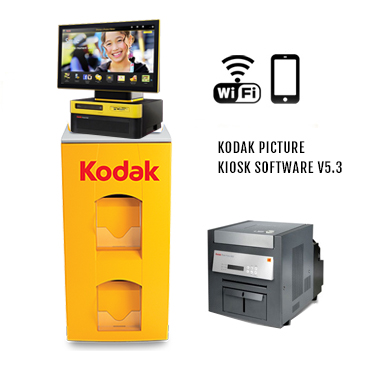 KODAK Picture Kiosk G20 17" Print Station 120v - (1)-68XX Photo Printer, G20 OS Kiosk, WiFi 108-2668 (1082668)