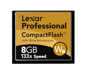 Lexar 8GB 133X Professional CF Card CF8GB133380