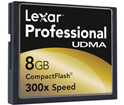 Lexar 8GB Professional UDMA 300X CF Card CF8GB300381