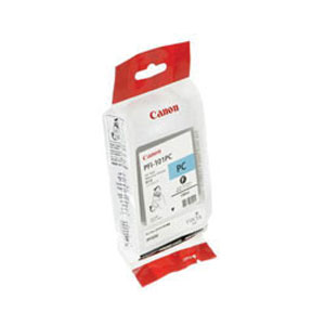 Canon PFI-101PC Photo Cyan Ink Tank for the imagePROGRAF iPF5100 and iPF5000 Inkjet Printers, 130 ml. 0887B001AA (CAN0887B001AA)