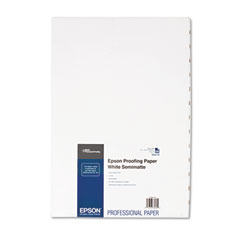 Epson White Semimatte Proofing Paper 13"in x 19"in (100 Sheets) S042118