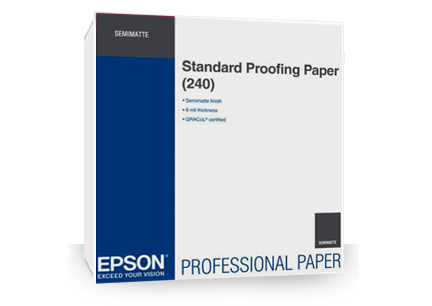 Epson Standard Semi Matte Proofing Paper 13" x 19", 100 Sheets (240 g) S045115