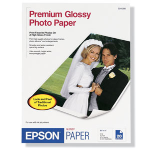 Epson Premium Glossy Photo Paper 13in x 19in (20 sh) S041289