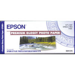 Epson Premium Glossy Photo Paper 8.3in x 32ft roll S041376