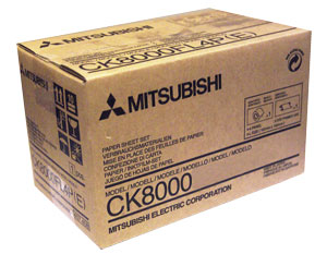 CP-8000 Post Card paper and inksheet for 4x6 prints CK-8000PSTE