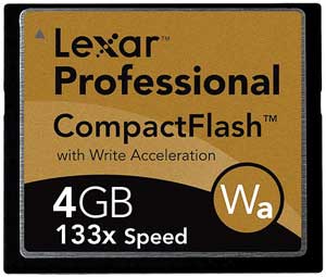Lexar 4GB 133X Professional CF Card CF4GB133380