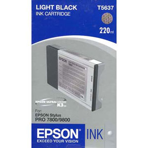 Epson T603700 ink cartridge light black