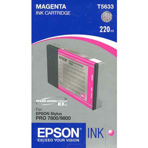 Epson Magenta Ink (220ml) For Epson 7800/9800 T603B00