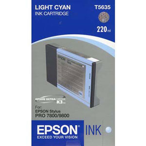Epson T603500 ink cartridge light cyan