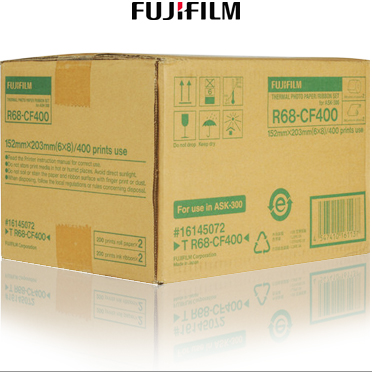 Fujifilm ASK-300 T R68-CF400 6x8" Media Kit - 400 Prints 16145072