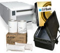 Mitsubishi CPD70DW Photo Printer w/dslrBooth Pro Software, Padded Carrying Case and 4x6 Media Box Bundle CPD70-dslrBooth-Case-4x6