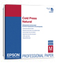 Epson S042300 Cold Press Natural Paper 13"x19" (25 sheets)
