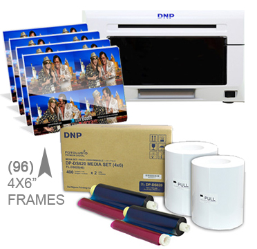 DNP DS620A Dye Sub Photo Printer with 4x6" Printer Media (800 prints) and (96)-4x6" Frame pieces Bundle DS620A-4x6Frames