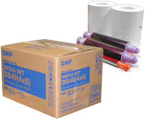   DNP DS40 4x6in Printer Media Kit (800 prints) DS404X6z