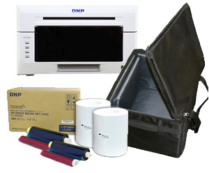 DNP DS620A Dye Sub Photo Printer with 4x6' Printer Media (800 prints) and Printer Carrying Case Bundle DS620A-4x6-CASE