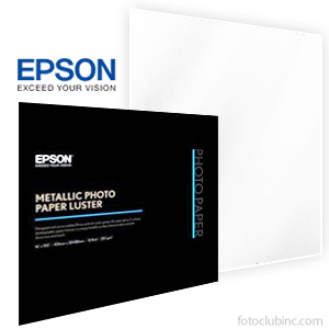 Epson Metallic Photo Paper LUSTER 13"x 19"- 25 Sheets - 10.5 mil - 257 gsm S045597