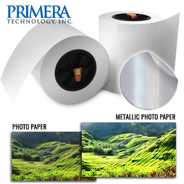 Impressa IP60 6” SILVER METALLIC 9.5 mil Photo Paper, 175 feet per roll, 2 Rolls - 1000 prints 057361