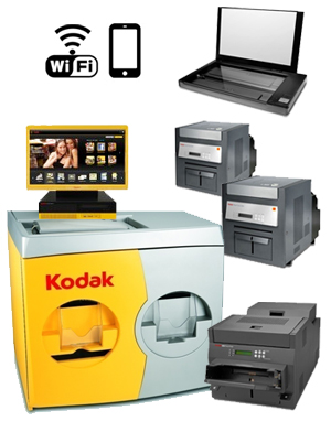KODAK Picture 36" Kiosk G4XL II Print Station - 120V with a G4XLII Order Station, (1)-Print Scanner, (1)-Kodak 8810 Printer, (2)-Kodak 6850 Printer, WiFi 176 3986 ( 1763986 )