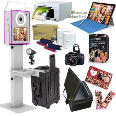 Lumia DNP DS-620A Printer dslrBooth Software Full Photo Booth System - WHITE LumiaPB-620A-WH