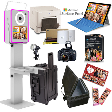 Lumia DNP RX1HS Printer dslrBooth Software Full Photo Booth System - WHITE LumiaPB-RX1HS-WH