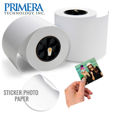 Impressa IP60 6" LUSTER Repositionable Adhesive Photo Paper, 100 feet per roll - 2 Rolls - 275 prints 057352