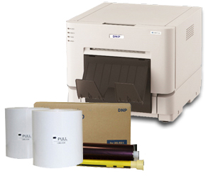 DNP RX1HS Dye Sub Photo Printer with RX1HS 4x6" Printer Media (1400 prints) Bundle DSRX1HS-4x6