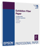 Epson S045037 Exhibition Fiber Paper 13"x19" - 25 Sheets