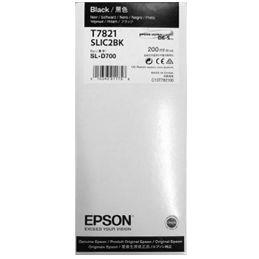 Epson SureLab D700 BLACK UltraChrome D6-S Ink Cartridge – 200 ml T782100