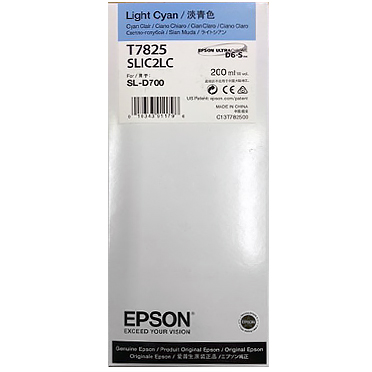 Epson SureLab D700 LIGHT CYAN UltraChrome D6-S Ink Cartridge – 200 ml T782500