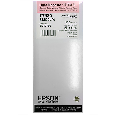 Epson SureLab D700 LIGHT MAGENTA UltraChrome D6-S Ink Cartridge – 200 ml T782600