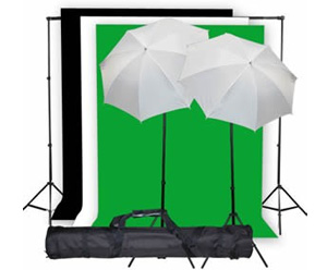 Complete Studio GreenScreen 10x10ft Photo Studio Kit KitK01