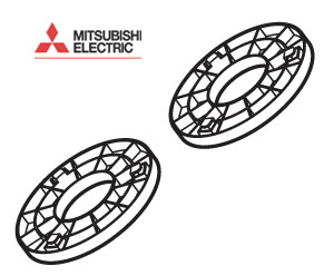 Mitsubishi Two Spacers to equip 5x7 media for the CP9550DW printer 956C198O02