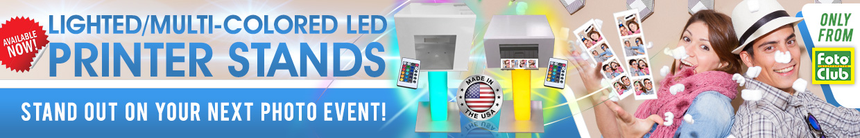 LED Lighted Printer Stands