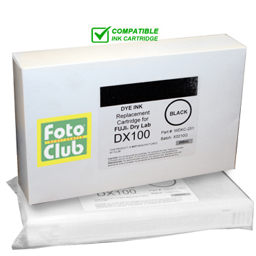 Compatible Fuji DX100 Black Ink Cartridge - 200ML WDKC-251