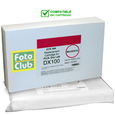 Compatible Fuji DX100 Magenta Ink Cartridge - 200ML WDMC-253