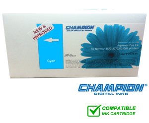 Champion Mydoprint 29 Inkjet Cartridge for Noritsu D701/D703/D1005/Green/Green II - Cyan 500ml 29-CY-P2