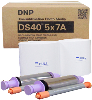 DNP DS40 5x7 Printer Media Kit (400 Prints) DS40PK57A