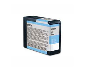 Epson UltraChrome K3 Ink Cartridge, Light Cyan - Epson 3800 / 3880 80ml cartridge T580500