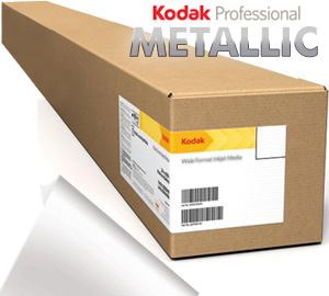 Kodak Professional 44"inx100'ft Inkjet Metallic Photo ROLL Paper - 255gsm 3" Core KPRO44MTL