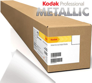 Kodak Professional 36"inx100'ft Inkjet Metallic Photo ROLL Paper - 255gsm 3" Core KPRO36MTL