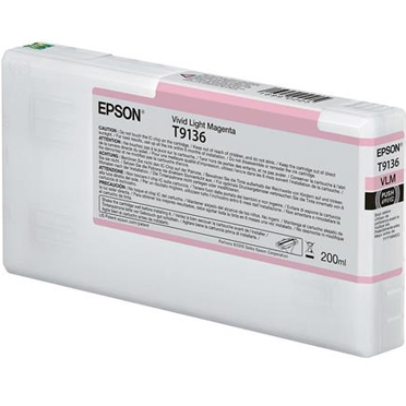 Epson UltraChrome HDX VIVID LIGHT MAGENTA Ink Cartridge - 200 ml T913600
