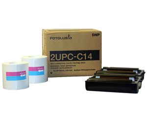 Sony / DNP 2UPC-C14 4x6 Snap Lab and CX1 Color Print Pack - (2 Rolls 400 total prints) (2UPCC14) 2UPCC14