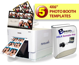 DNP RX1 Digital Photo Printer, Breeze Systems Photo Booth Software and Five Template Bundle DSRX1-Breeze-5TEMP