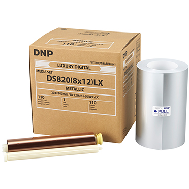 DNP DS820A 8x12 Metallic Luxury Print Media (1 Roll 110 total prints) DS8208x12LXMM